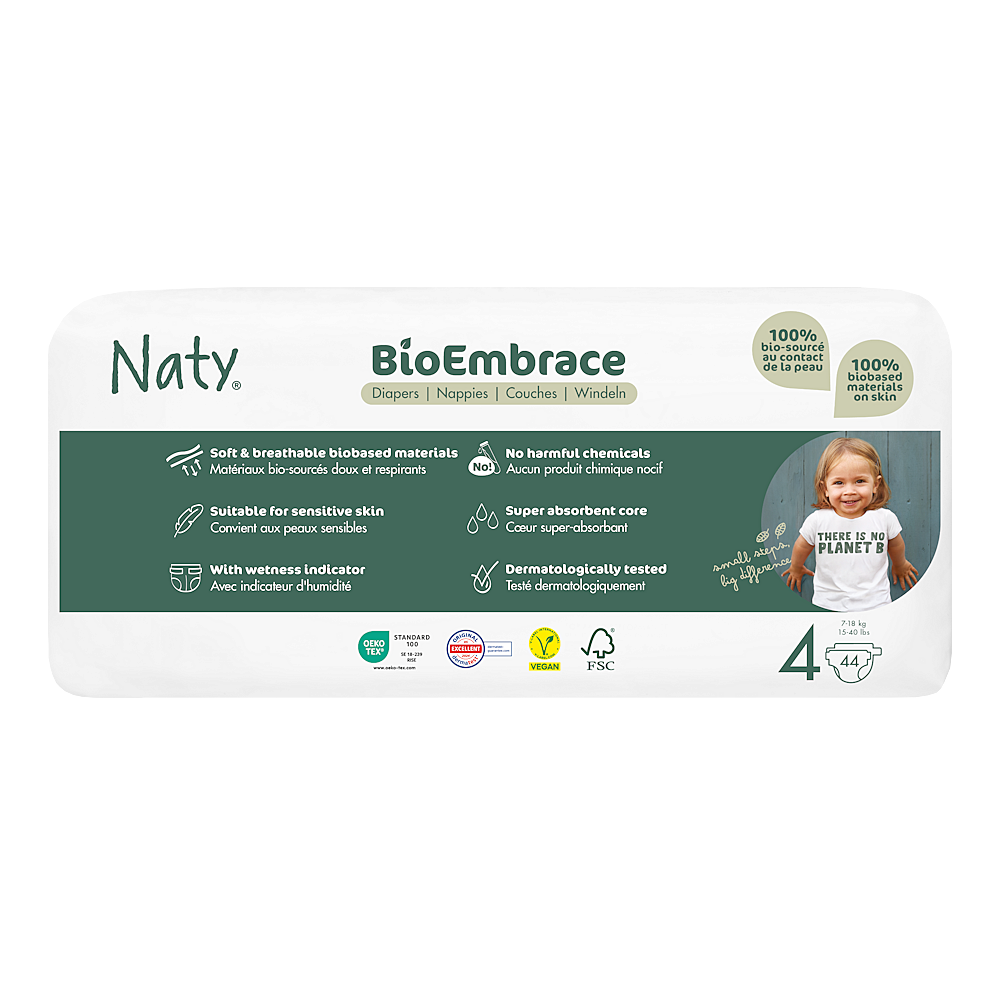 ECO BY NATY Bioembrace maxi plenky economy pack 7 - 18 kg 44 kusů