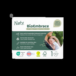 ECO BY NATY Bioembrace newborn plenky 2-5 kg 25 kusů