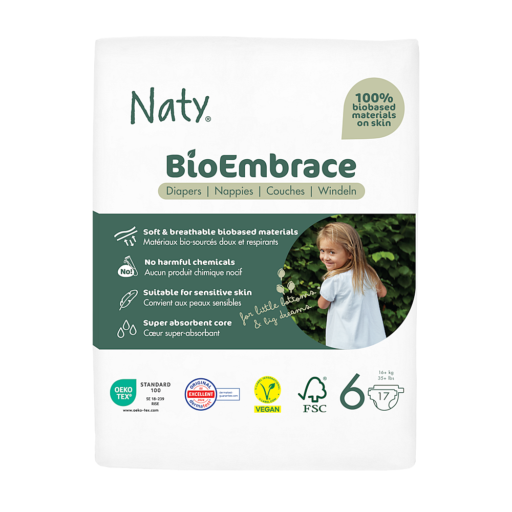 ECO BY NATY Bioembrace XL plenky 16+ kg 17 kusů
