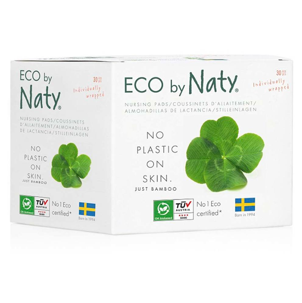 ECO by Naty Prsní vložky pro kojící ženy 30 ks
