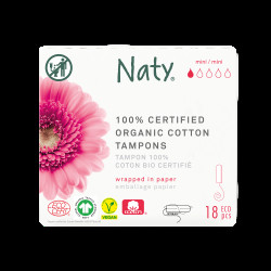 ECO BY NATY Tampóny Mini 18 kusů
