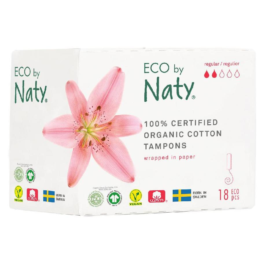 ECO BY NATY Tampóny Normal 18 ks
