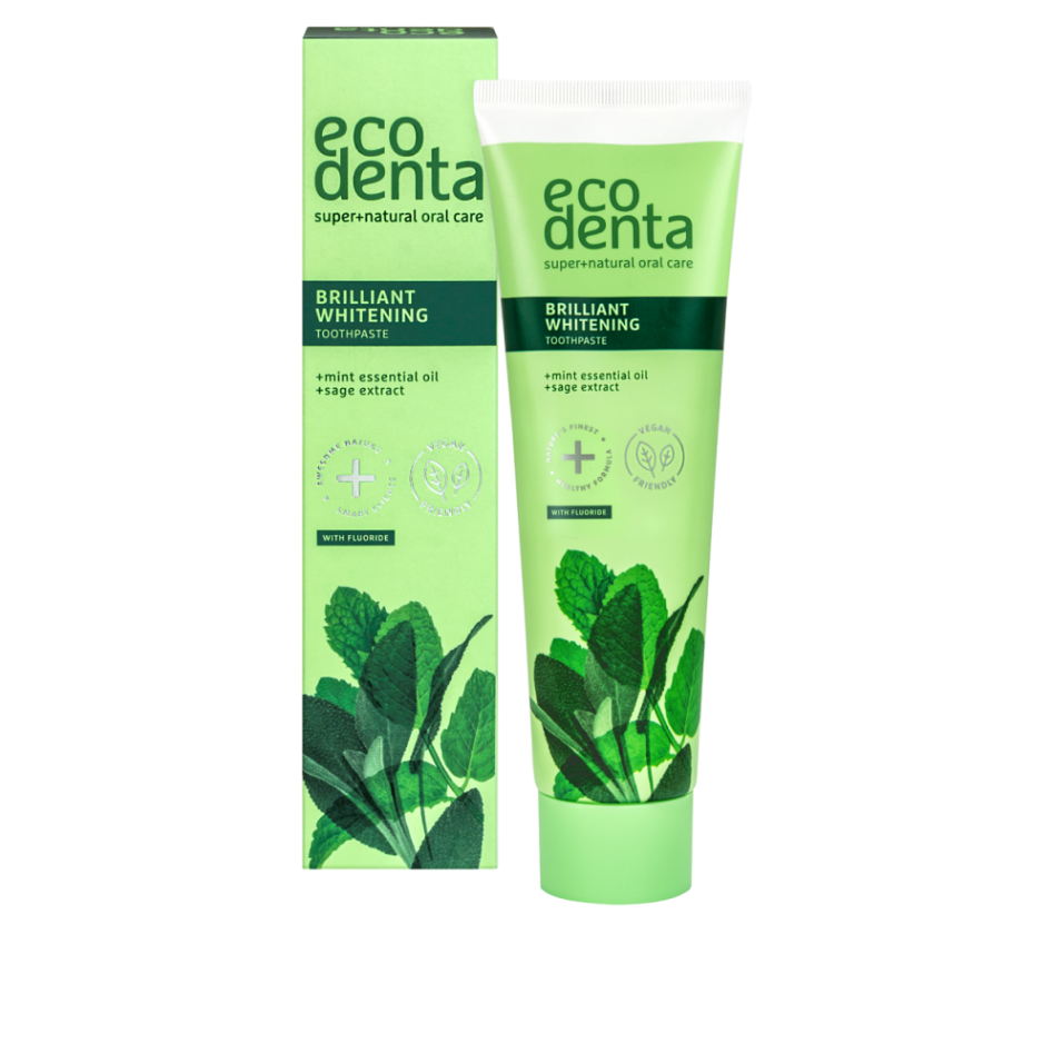 ECODENTA Zubní pasta s mátovým olejem, šalvějí a kalidentem 100 ml