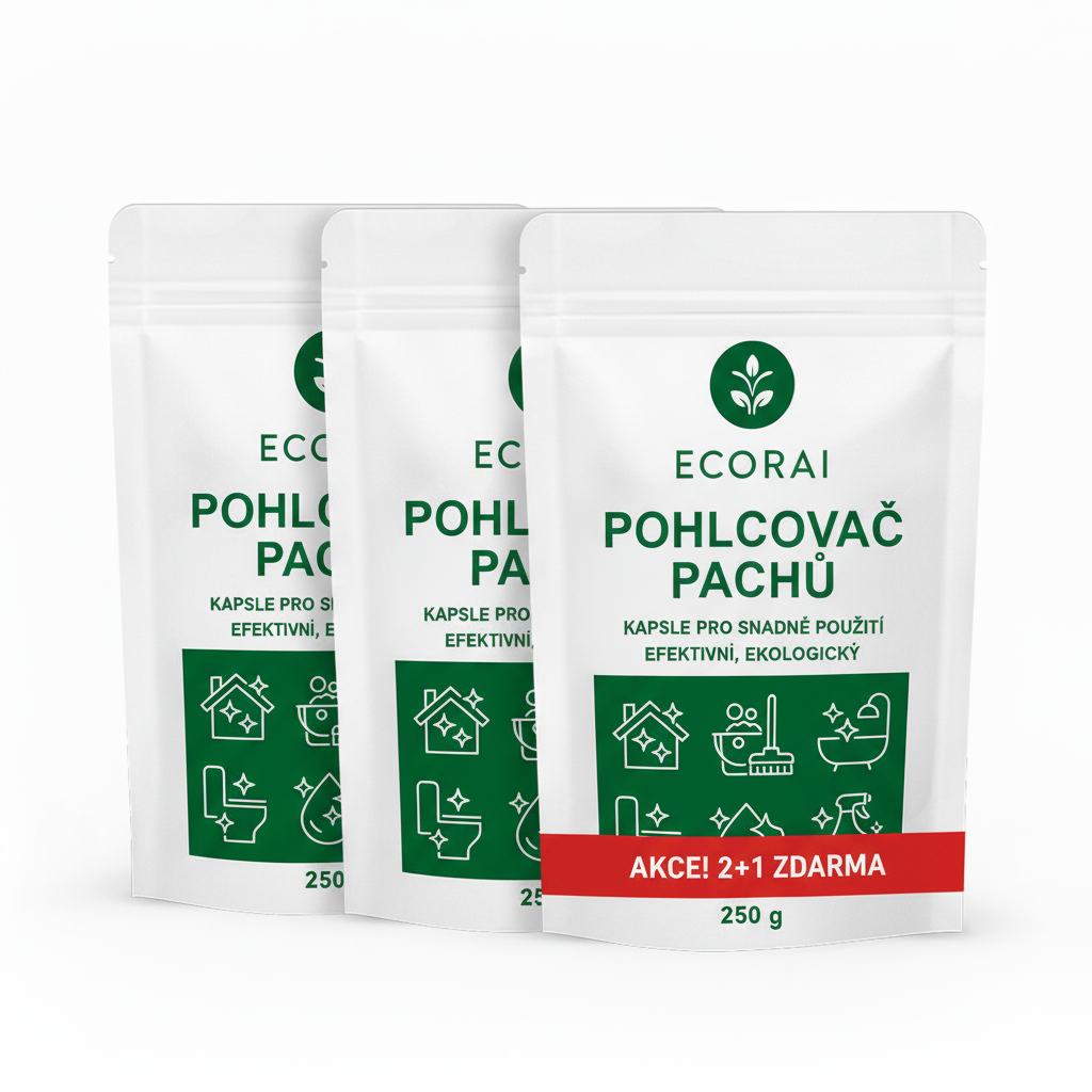 ecorai Pohlcovač pachů Expert, kapsle 250 g - výhodné balení 2 + 1