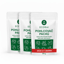 ecorai Pohlcovač pachů Expert, kapsle 250 g - výhodné balení 2 + 1