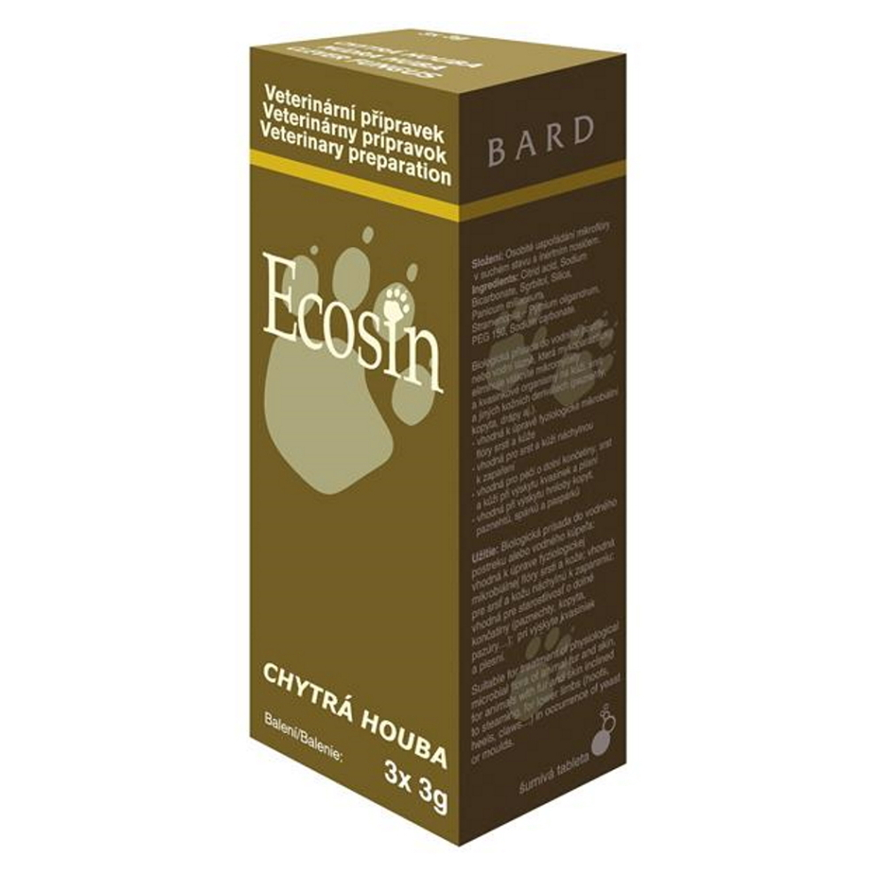 ECOSIN chytrá houba pro zvířata 3x3 g
