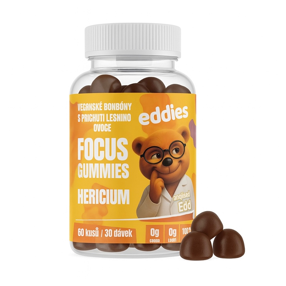 EDDIES Focus Gumídci na podporu paměti 60 kusů