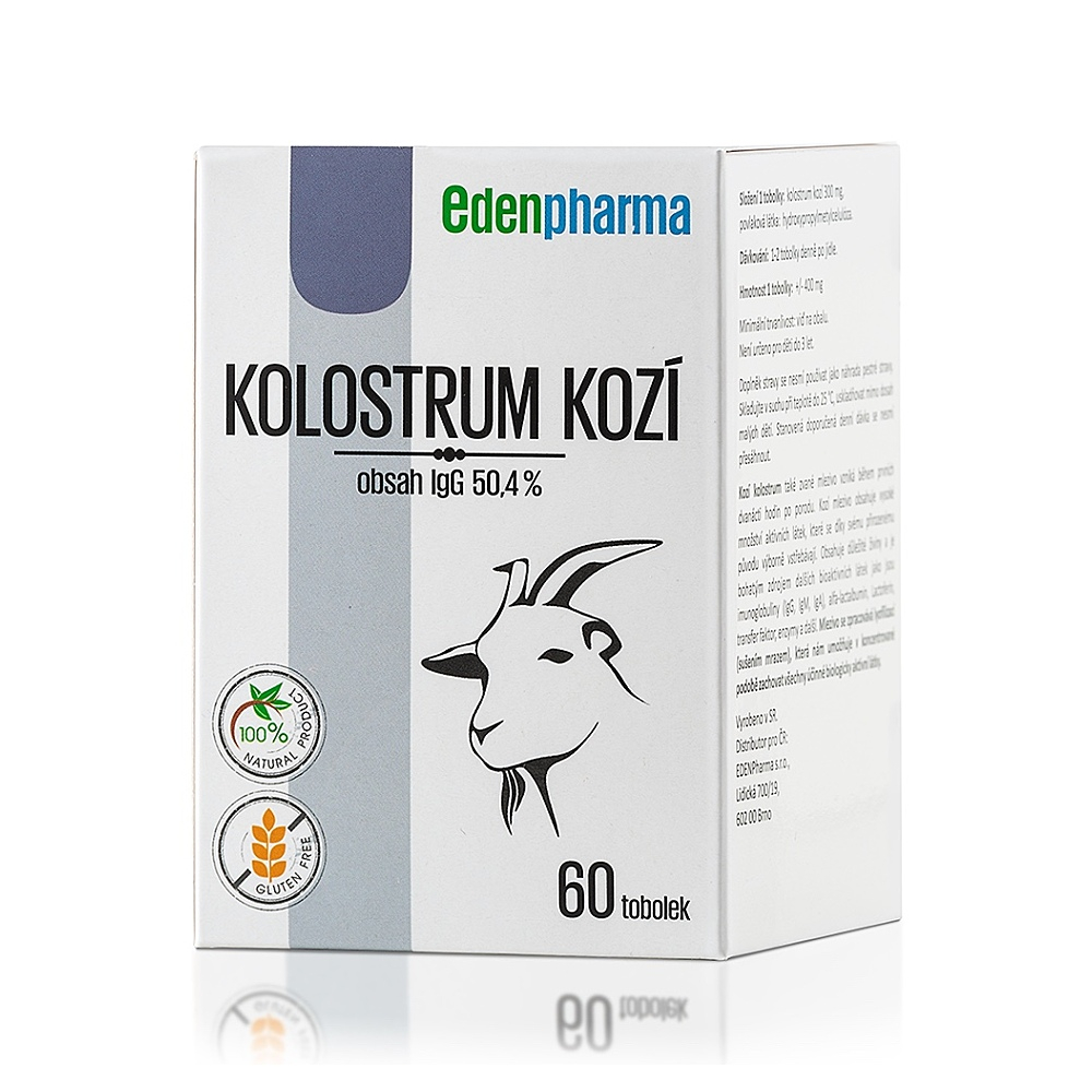 EDENPHARMA Kolostrum kozí 60 kapslí