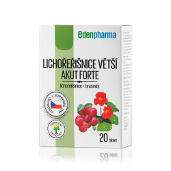 EDENPHARMA Lichořeřišnice větší akut forte 20 tablet