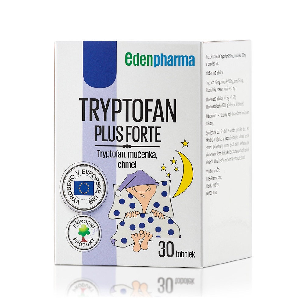 EDENPHARMA Tryptofan Plus Forte 30 kapslí