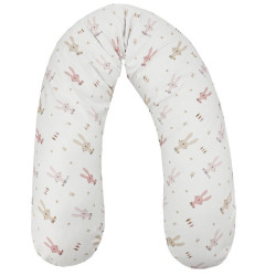 Eko Polštář kojicí Velvet Bunny pink 180 cm