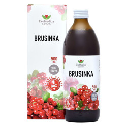EKOMEDICA Brusinka 100% šťáva 500 ml