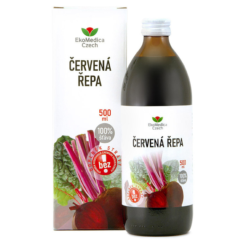 EKOMEDICA Červená řepa 500 ml