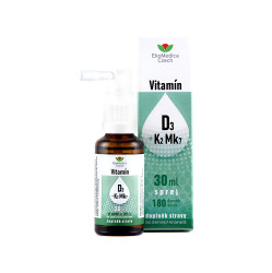 EKOMEDICA Vitamín D3 + K2 Mk7 sprej 30 ml