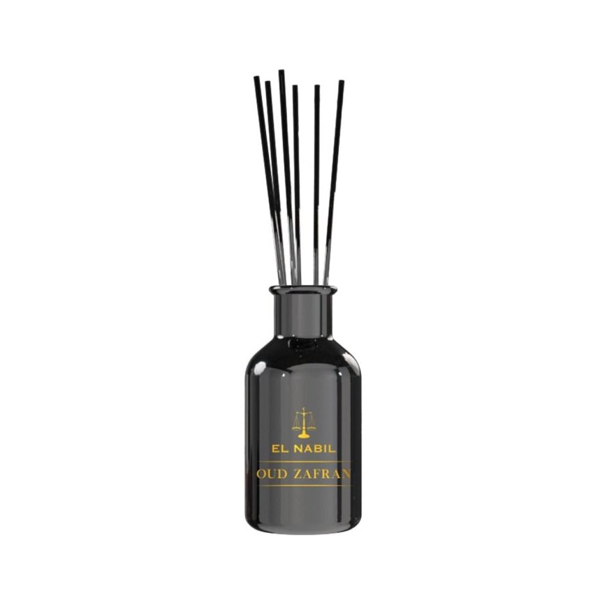 El Nabil Aroma difuzér s tyčinkami - Oriental Collection - OUD ZAFRAN -  125ml