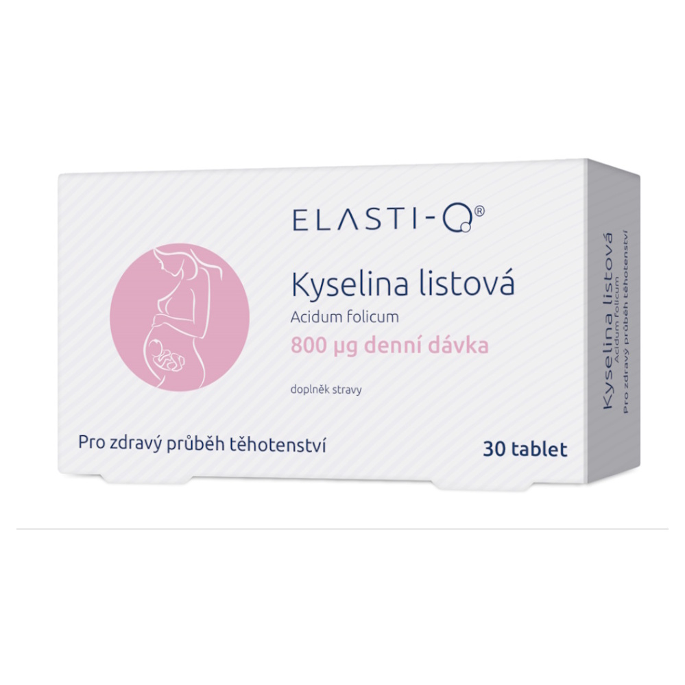 ELASTI-Q Kyselina listová 800 μg 30 tablet