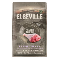 ELBEVILLE Fit and Slim Condition Fresh Turkey granule pro psy, Hmotnost balení (g): 4 kg