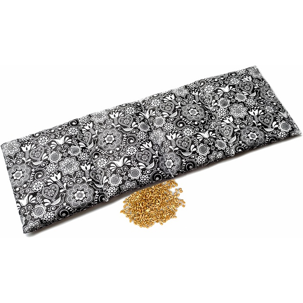 ELIKS Bederní nahřívací polštářek s pšenicí černobílý 1 kus