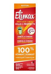 Elimax Roztok proti vším a hnidám 100 ml + hřeben