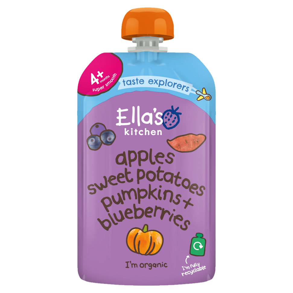 ELLA'S KITCHEN Batáty dýně a jablko  BIO 120 g