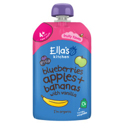 ELLA'S KITCHEN Jablko, borůvka a banán BIO 120 g