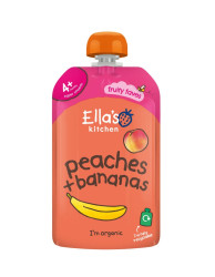 Ellas Kitchen BIO Banán a broskve kapsička 120 g