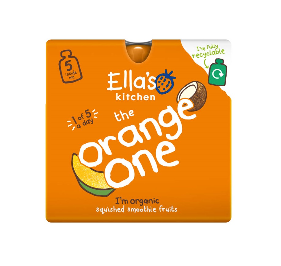 Ellas Kitchen BIO Ovocné pyré Orange One Mango kapsičky 5x90 g