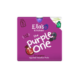 Ellas Kitchen BIO Ovocné pyré Purple One Černý rybíz kapsičky 5x90 g
