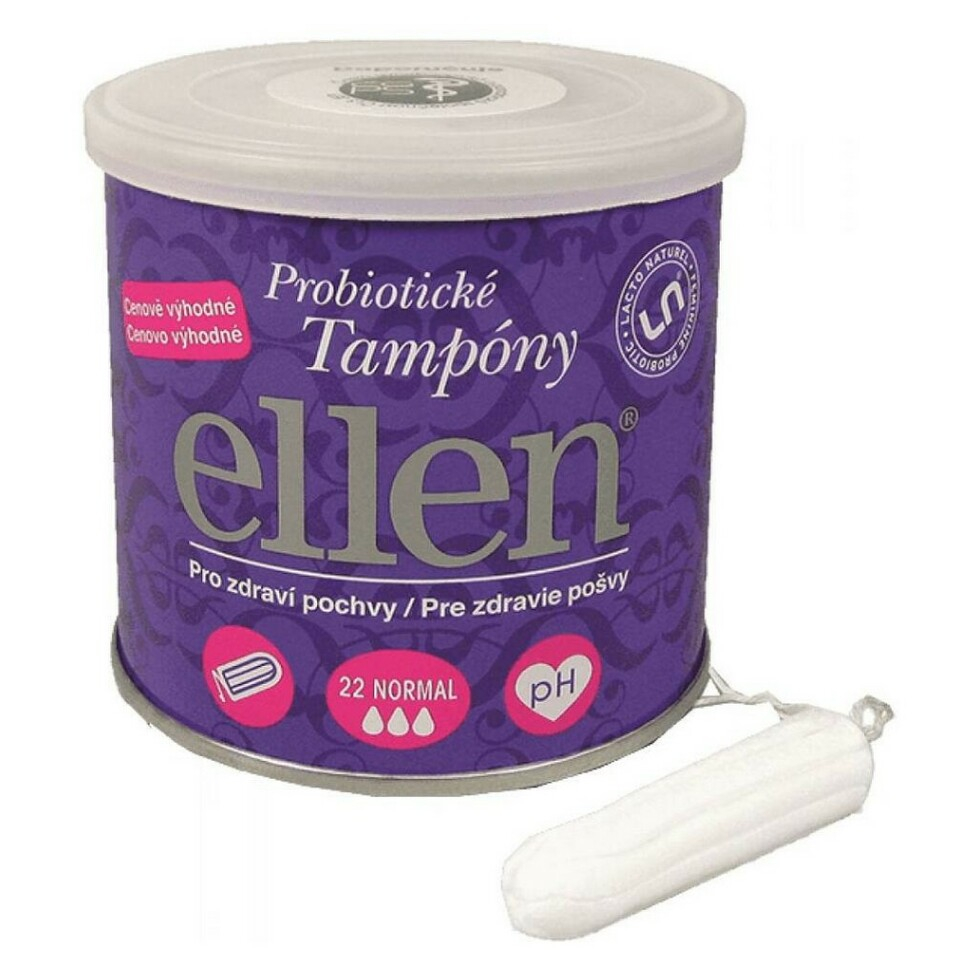 ELLEN Probiotické tampóny normal 22 ks