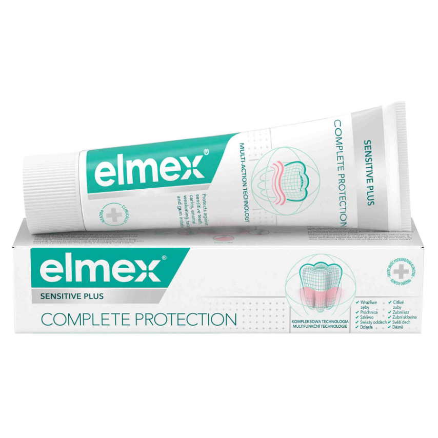 ELMEX Sensitive Complete Protection Zubní pasta pro kompletní ochranu zubů 75 ml