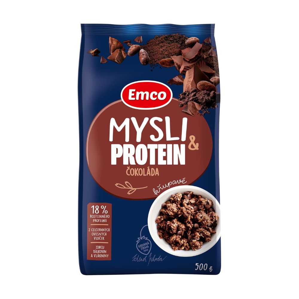 Emco Mysli&Protein čokoláda 500 g