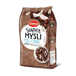 Emco Super Mysli bez přidaného cukru čokoláda a kokos 500 g
