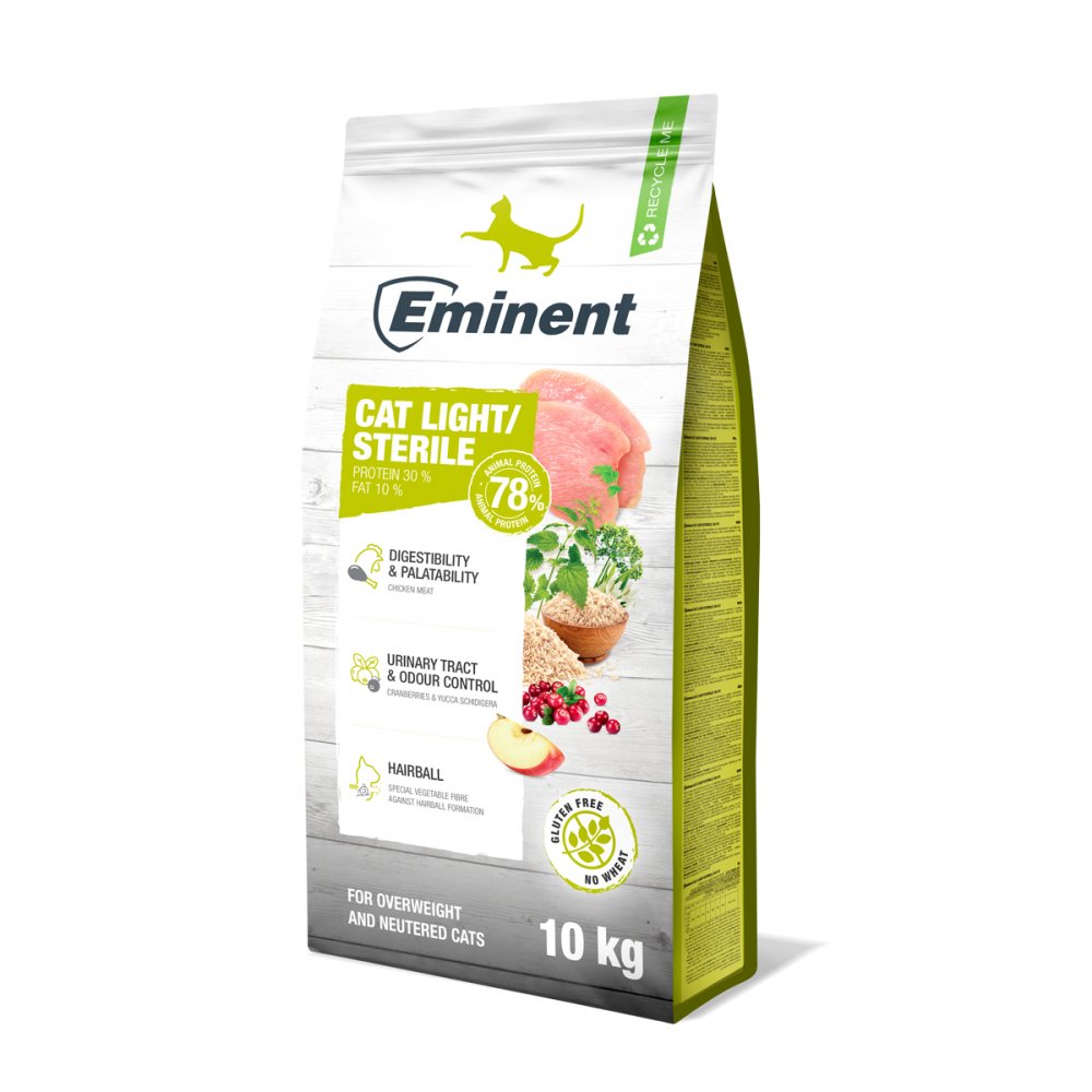 Eminent Cat Light/Sterile High Premium 10 kg