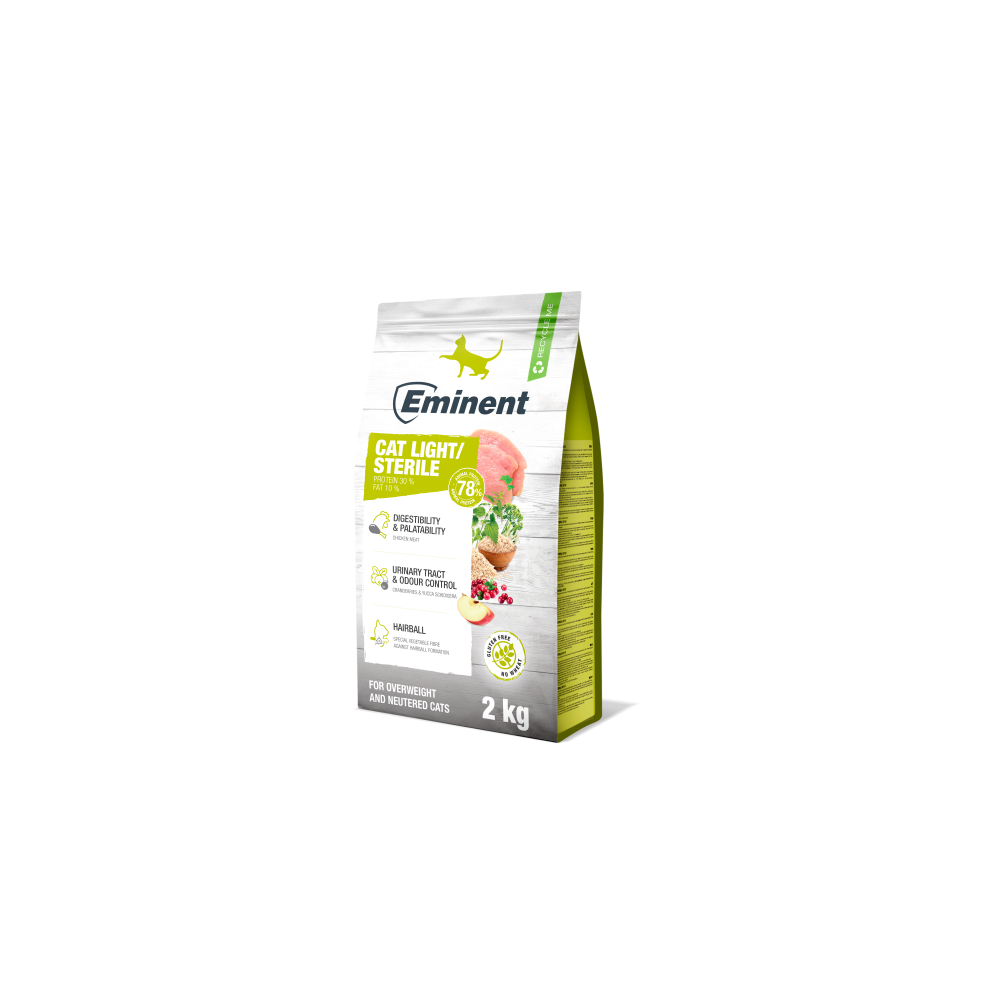 Eminent Cat Light/Sterile High Premium 2 kg