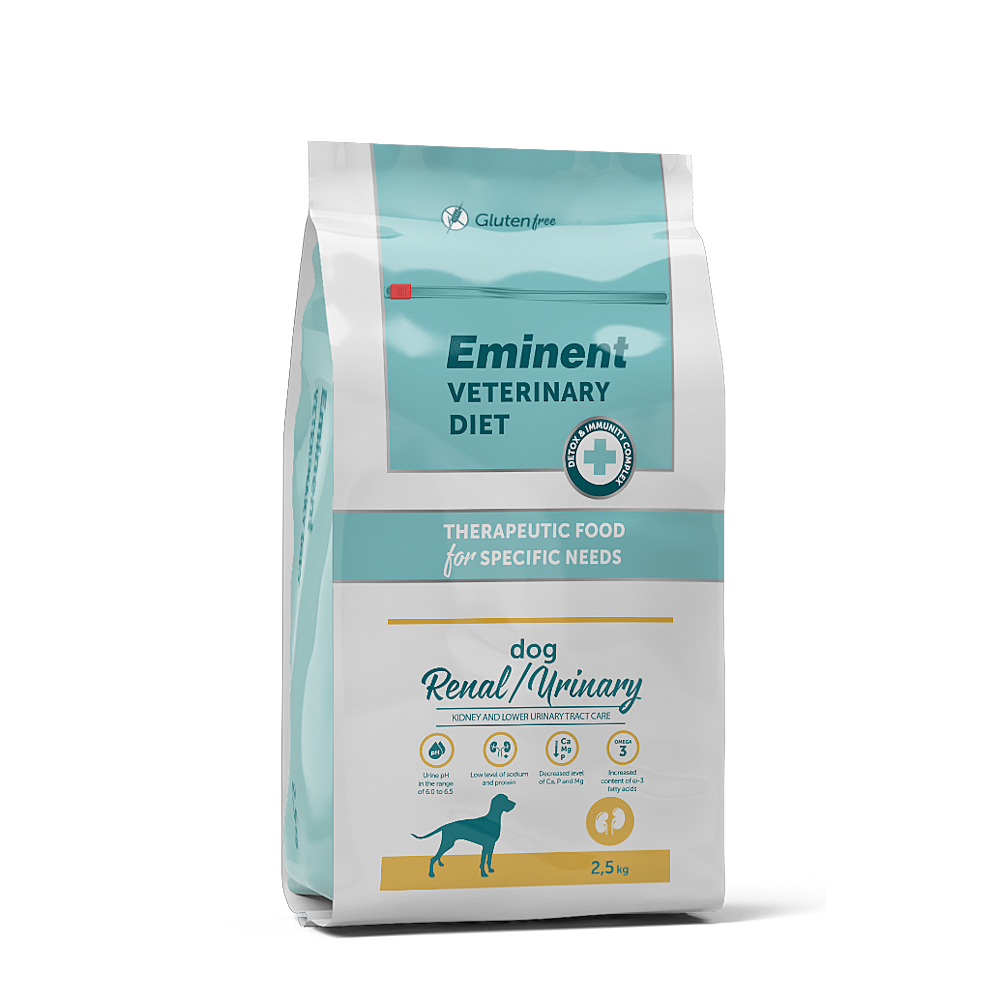 EMINENT Dog diet renal urinary granule pro psy 2,5 kg