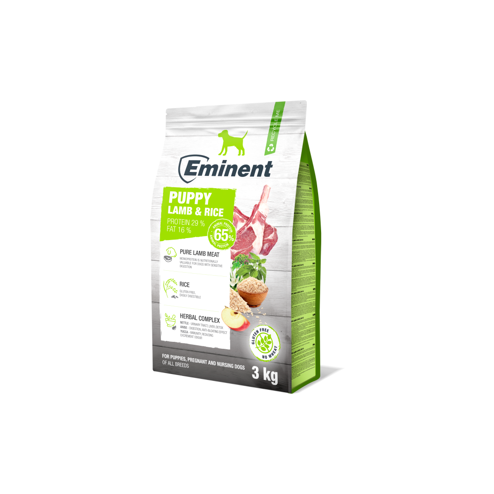 Eminent Puppy Lamb & Rice 3 kg