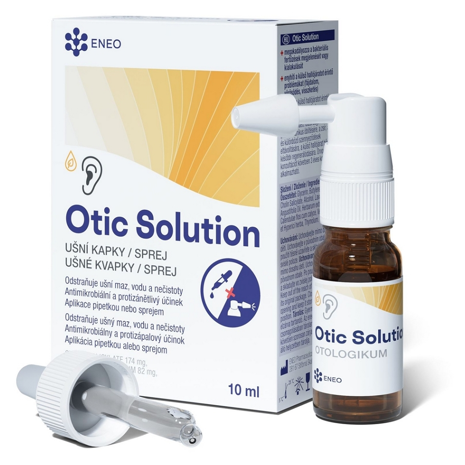 ENEO Otic solution ušní kapky, sprej 10 ml