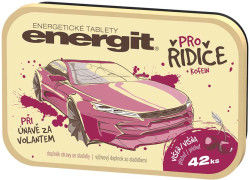 ENERGIT Pre vodičov s príchuťou višňa 42 tablet