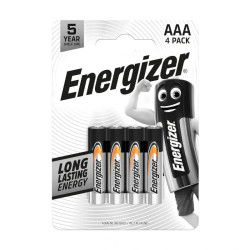Energizer Everyday AAA mikrotužková baterie 4 ks