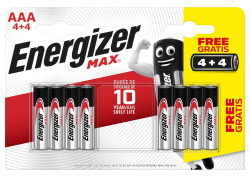 ENERGIZER Max - Mikrotužka AAA/4+4 zdarma 8 ks
