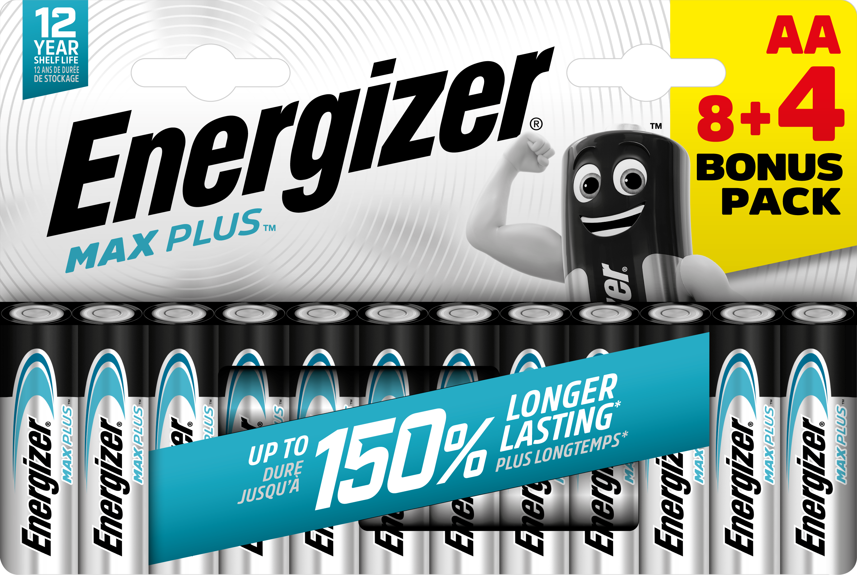 ENERGIZER MAX Plus Tužka AA 12 ks