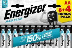 ENERGIZER MAX Plus Tužka AA 12 ks