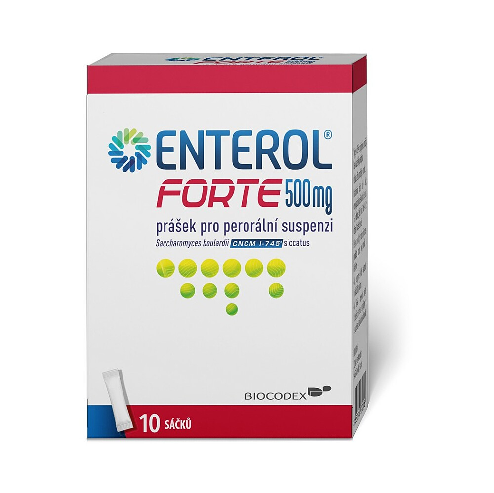 ENTEROL Forte 500 mg prášek pro perorální suspenzi 10 kusů