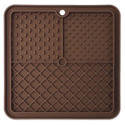 EPIC PET Lick & Snack lízací podložka čtverec hnědý 20 x 20 cm