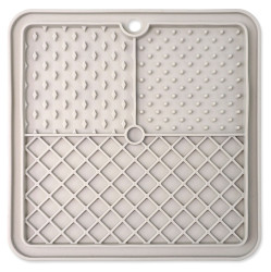EPIC PET Lick & Snack lízací podložka čtverec světle šedý 20 x 20 cm