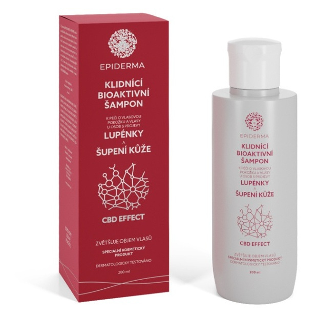 EPIDERMA Bioaktivní CBD šampon při lupénce 200 ml