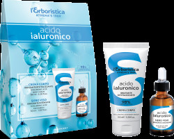 ERBORISTICA Hyaluronová hydratační a revitalizační péče – tělový krém 150 ml, pleťové sérum 2 ks