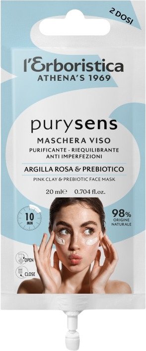 ERBORISTICA Pleťová maska s růžovým jílem čistící 20 ml