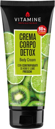 ERBORISTICA Vitamine Detox tělový krém kiwi a limetka 200 ml