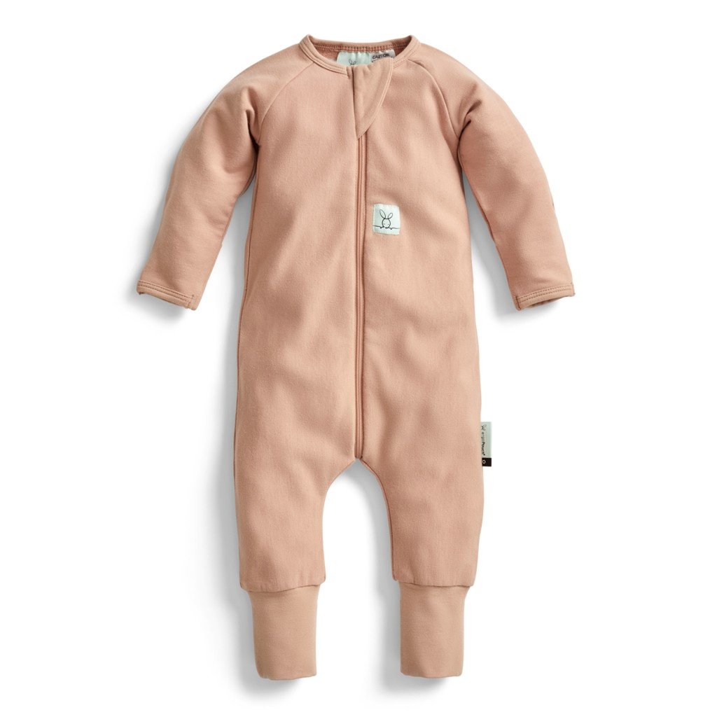 ergopouch Overal na spaní organická bavlna Layers Latte 0-3 m, 3-6 kg, 1 tog